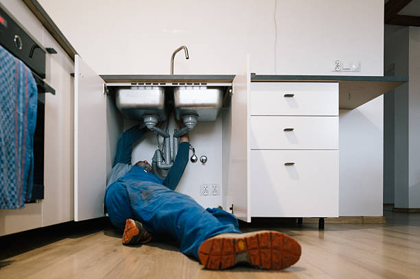 Professional Drain Cleaning technician working in Greenville, SC